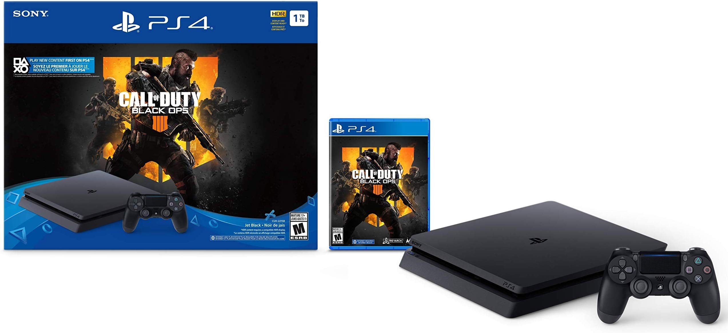 PlayStation 4 Slim 1TB Console - Call of Duty: Black Ops 4 Bundle PlayStation 4 Slim 1TB Console - Call of Duty: Black Ops 4 Bundle